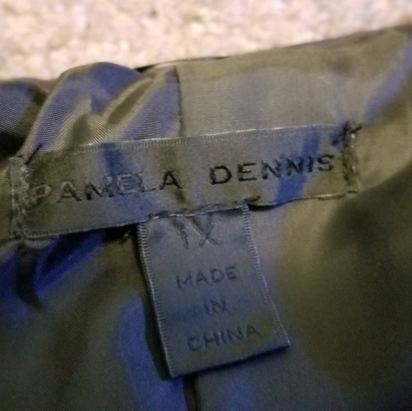 Pamela Dennis Faux Leather Moto Jacket 1X - Picture 4 of 8